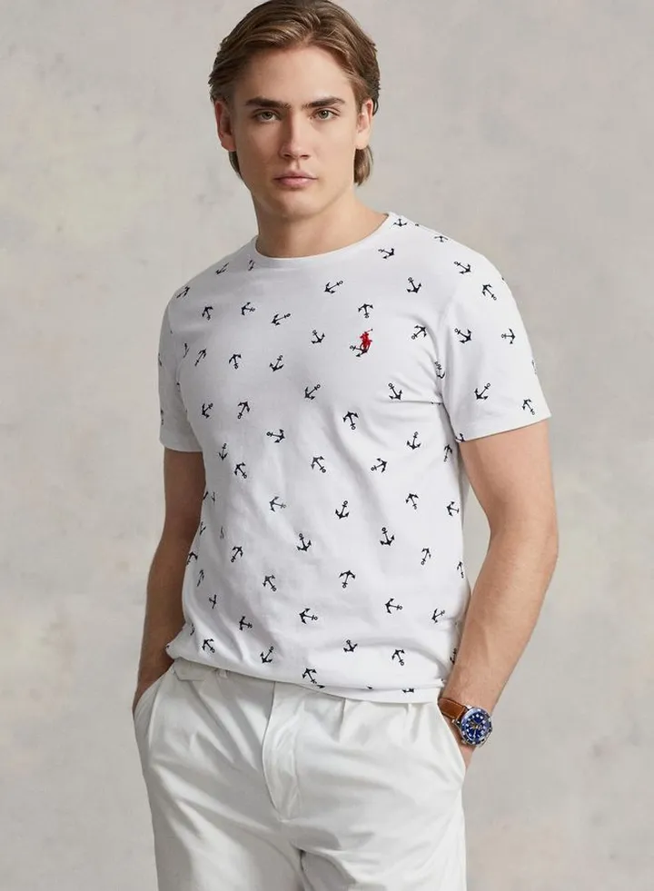 Printed Crew Neck T-Shirt