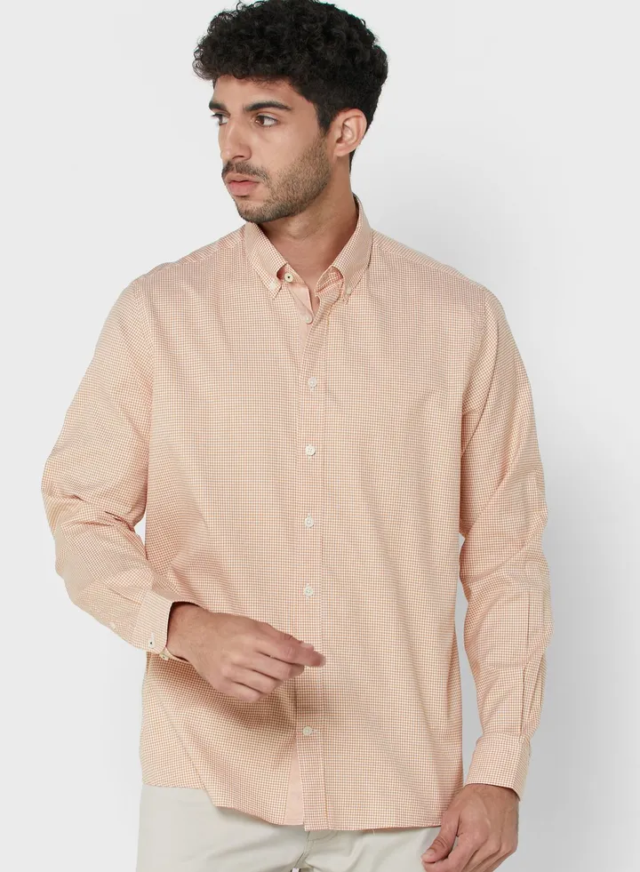 Checked Slim Fit Shirt
