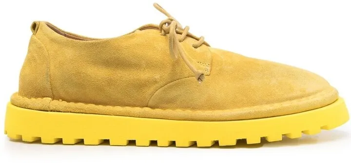 Lace-Up Suede Brogues