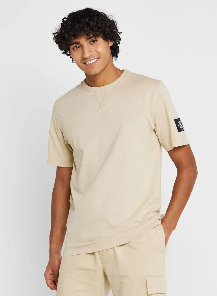 Logo Badge Crew Neck T-Shirt