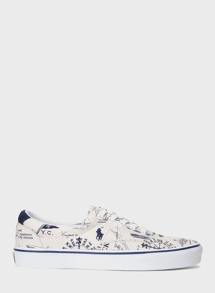 Lace Up Low Top Sneakers