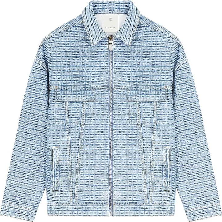 Zip-Up Denim Jacket