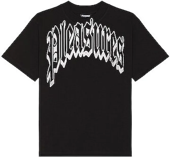 Pleasures Twitch Heavyweight T-shirt in Black