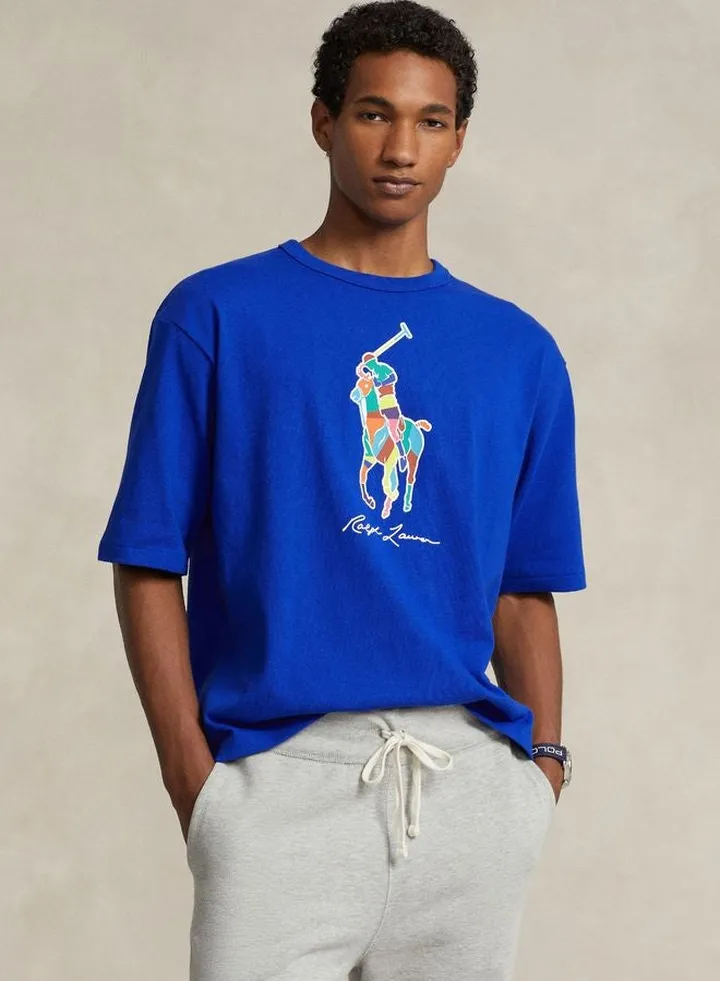 Relaxed Fit Big Pony Jersey T-Shirt