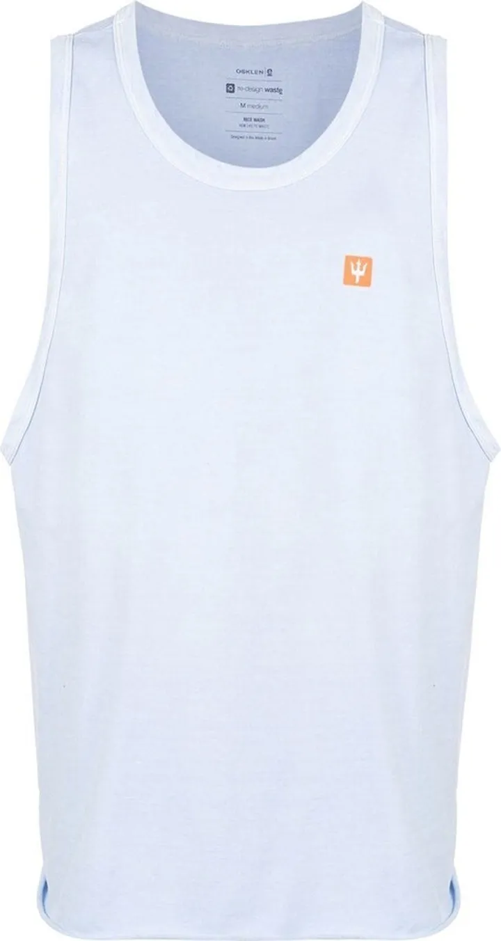 round-neck sleeveless T-shirt