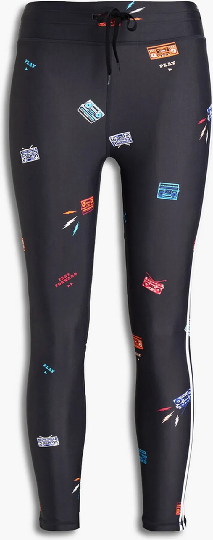 Boombox printed stretch leggings