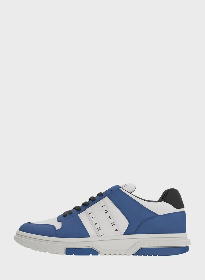 Logo Print Low Top Sneakers
