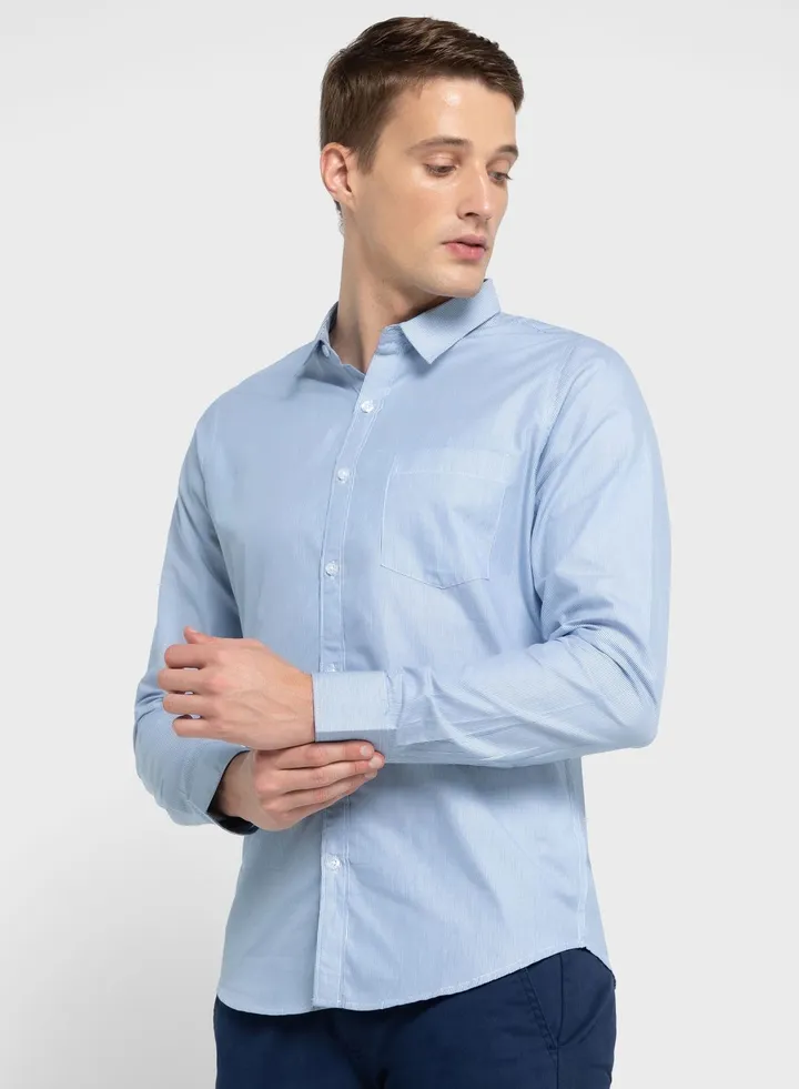 Classic Slim Fit Pure Cotton Casual Shirt