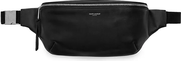 Classic Crossbody Bag In Soft Black Leather