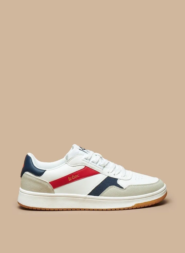 Men's Textured Lace-Up Sneakers