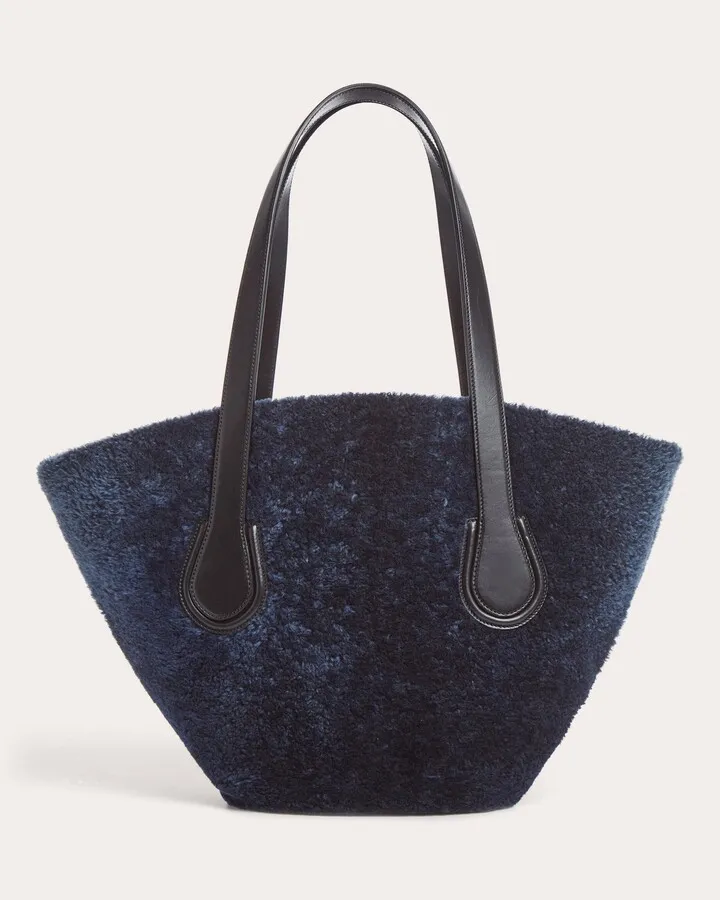 Arc Shearling Tote