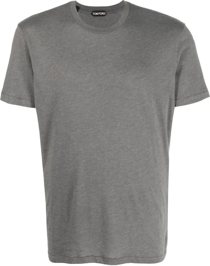 crew neck cotton-blend T-shirt