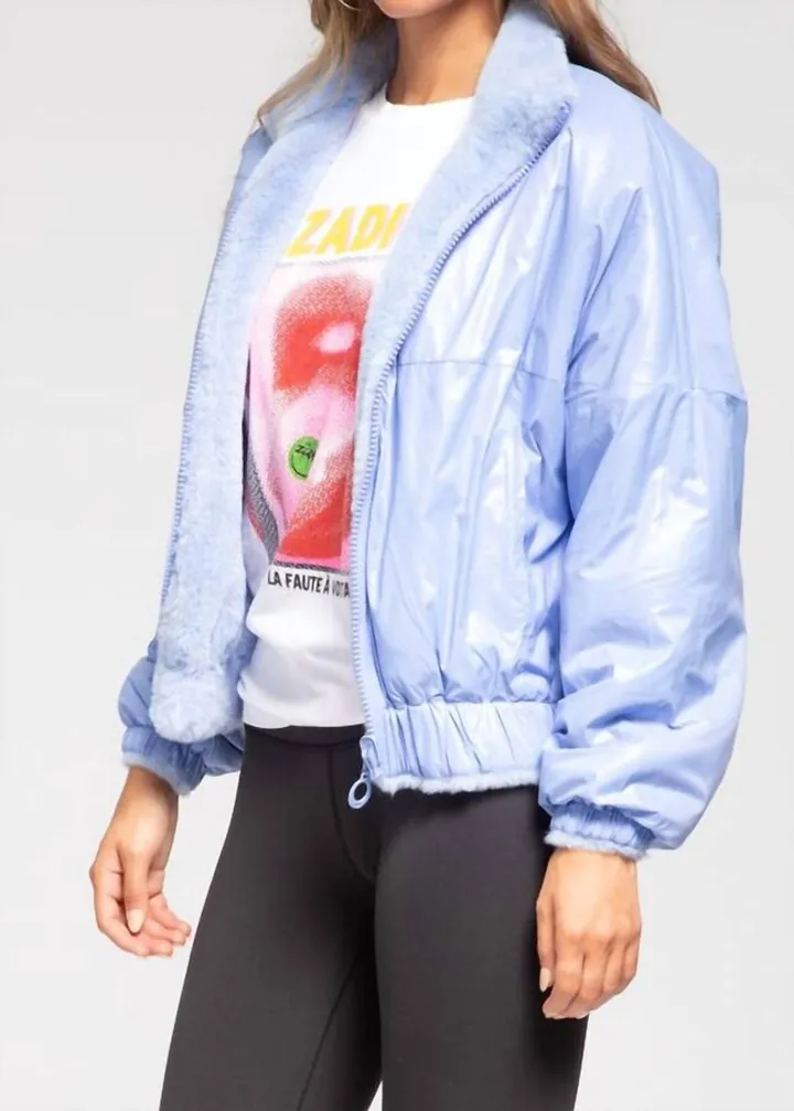 Zacket Fake Fur Bomber Jacket in Halogen