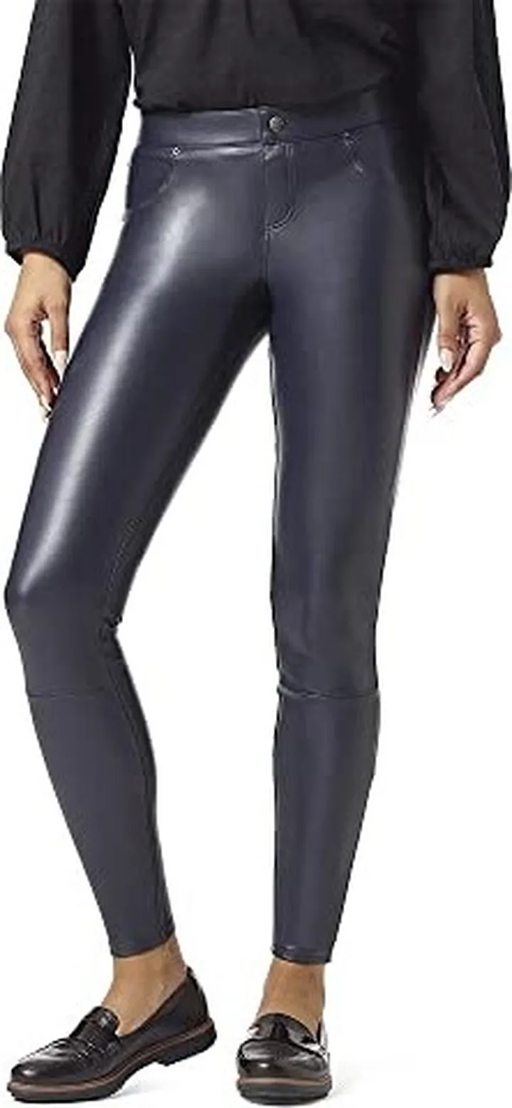 HUE Women's Faux Leather Leggings