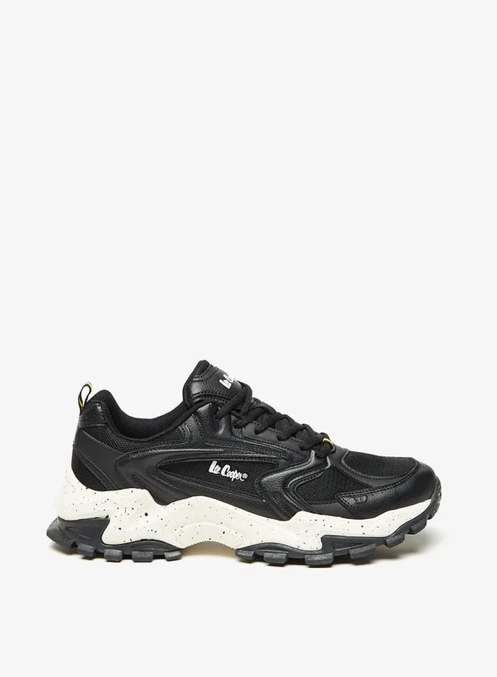 Men's Panelled High Cut Lace-Up Sneakers