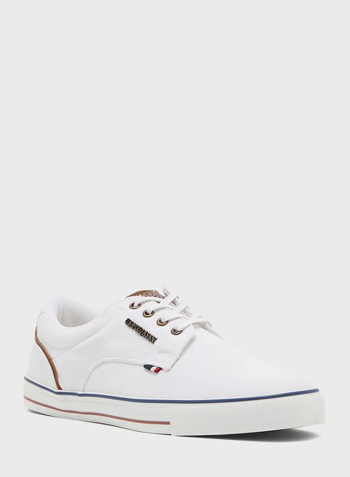 Lace Up Low Top Sneakers