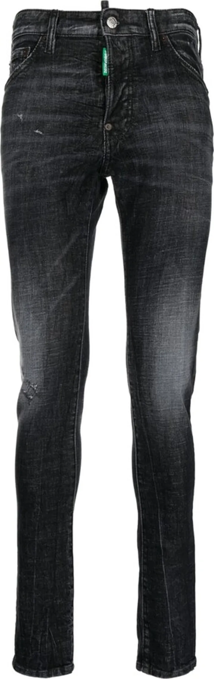 Distressed Slim-Fit Jeans