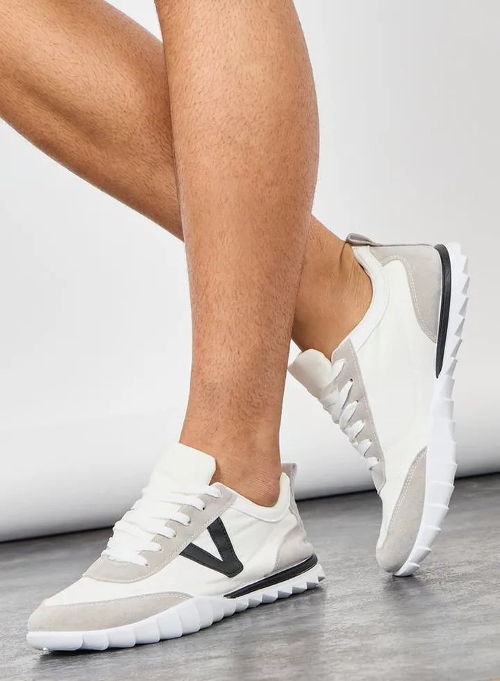 Breathable Lace Up Sneakers