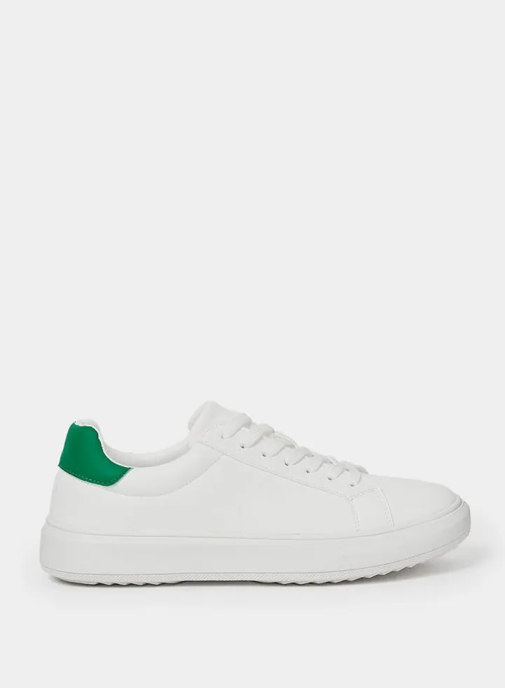 Low Top Casual Lace-Up Sneakers