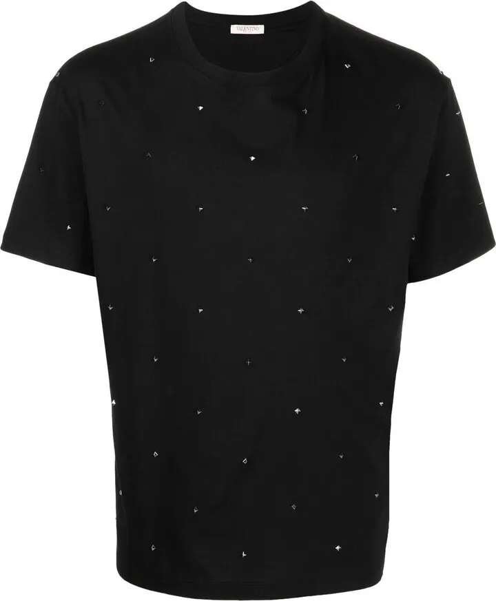 Rockstud cotton T-shirt