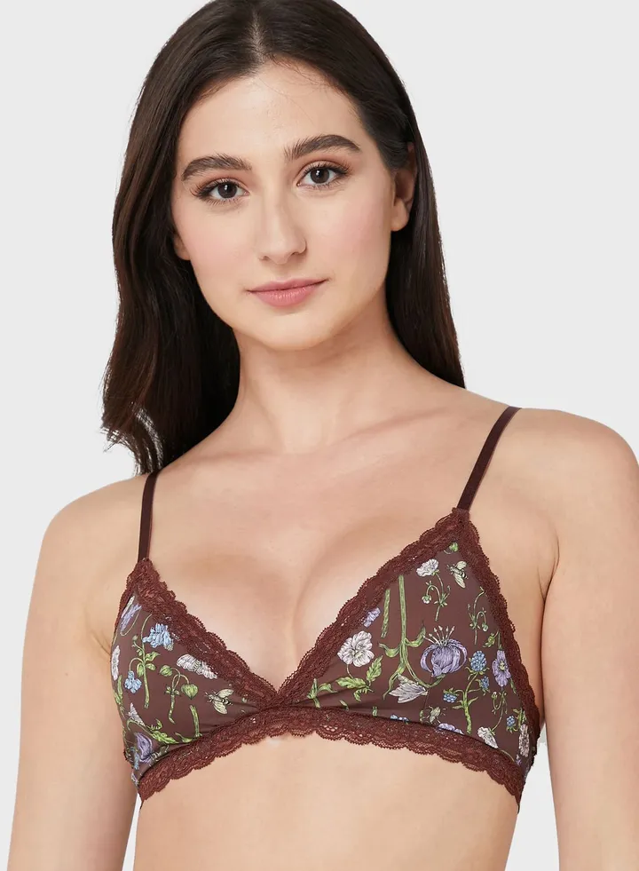 Plunge Neck Bra