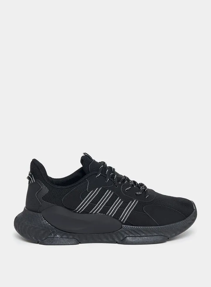 Boost Knitted Upper Lace Up Sneakers