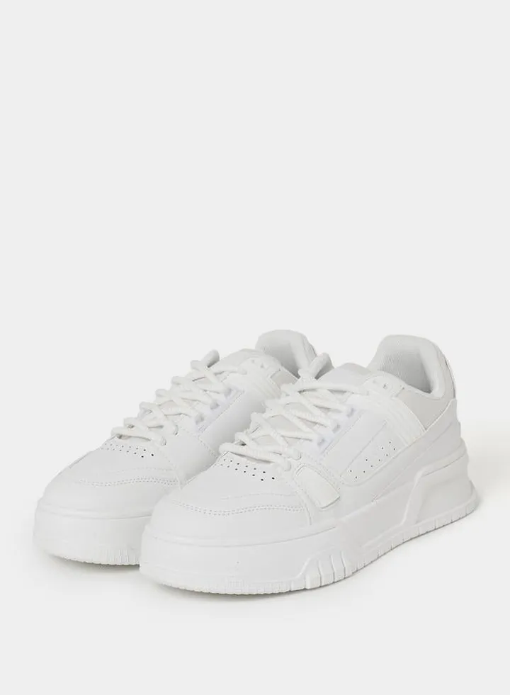 Chunky Sole Lace Up Sneakers