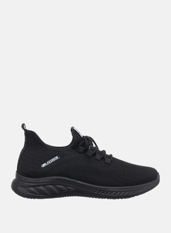 Patch Detail Low Top Lace Up Sneakers