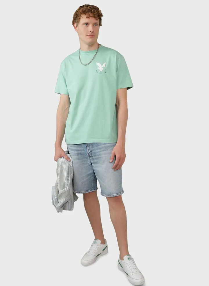 Logo Graphic Crew Neck T-Shirt