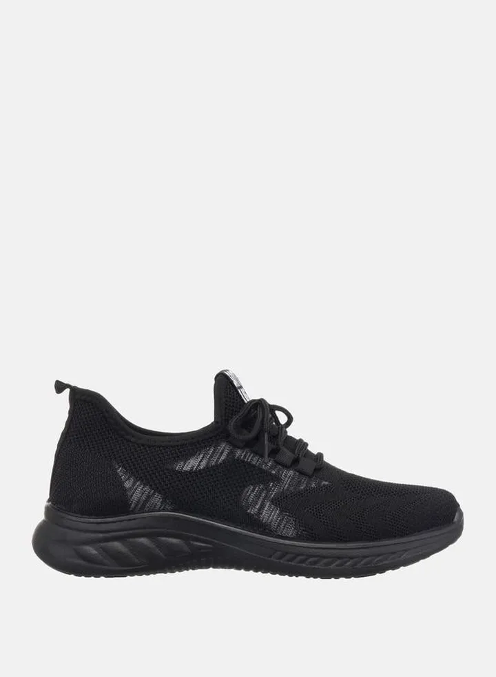 Contrast Melange Low Top Lace Up Sneakers