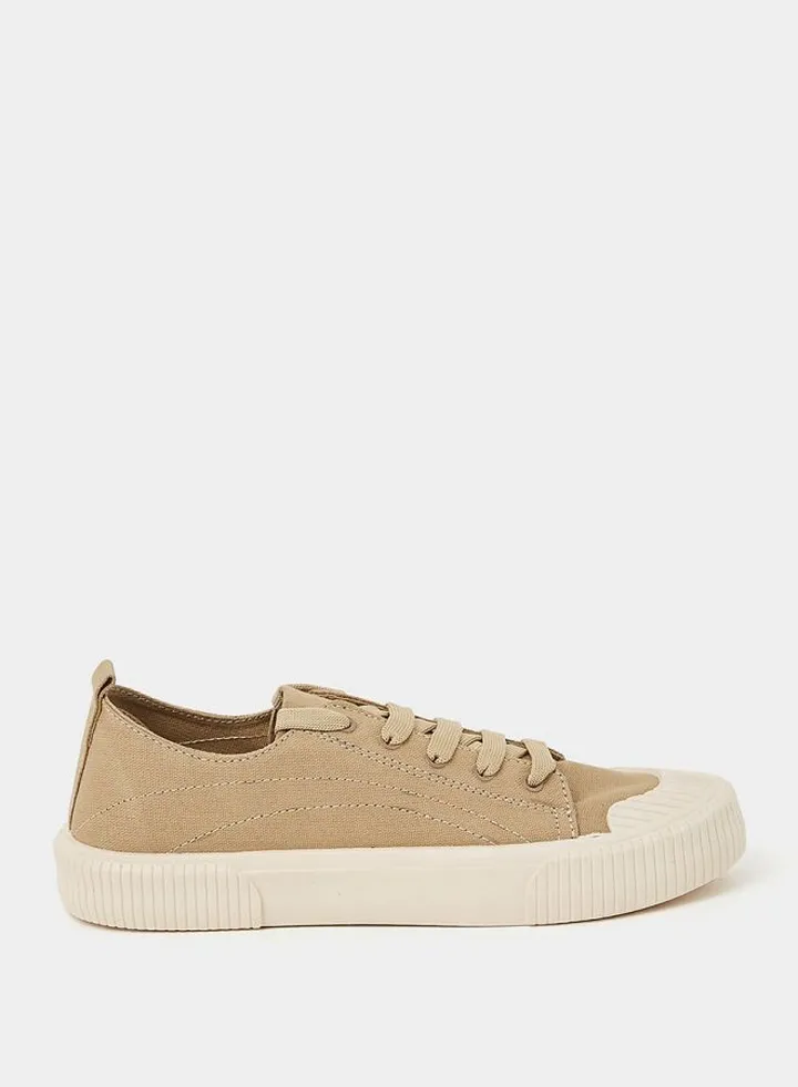 Canvas Lace Up Casual Shoes