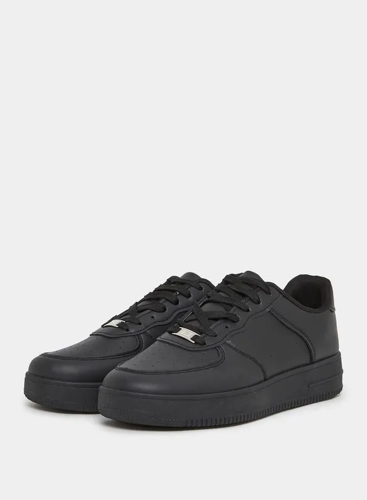 Versatile Platform Sole Skate Sneakers