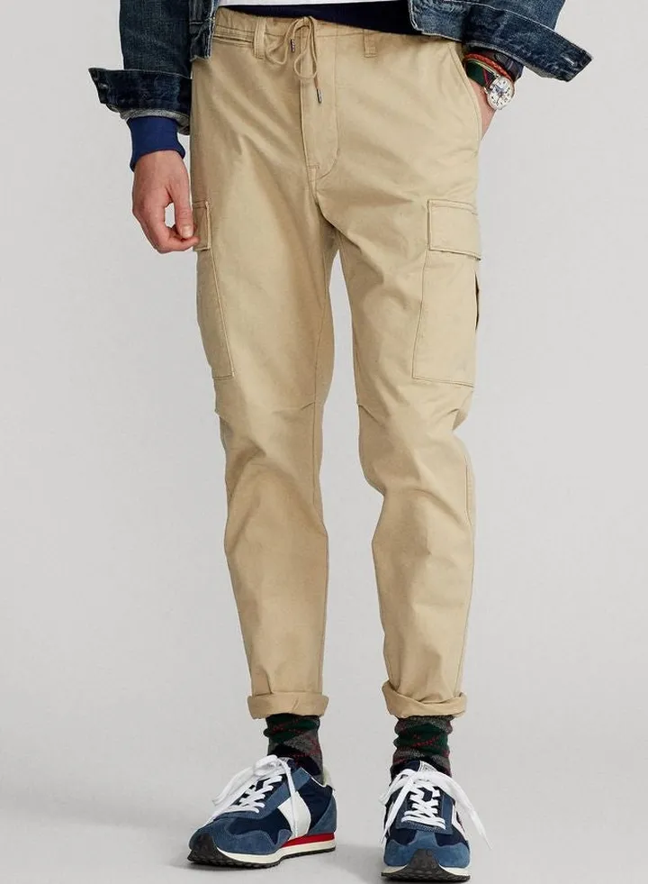 Stretch Slim Fit Twill Cargo Pant