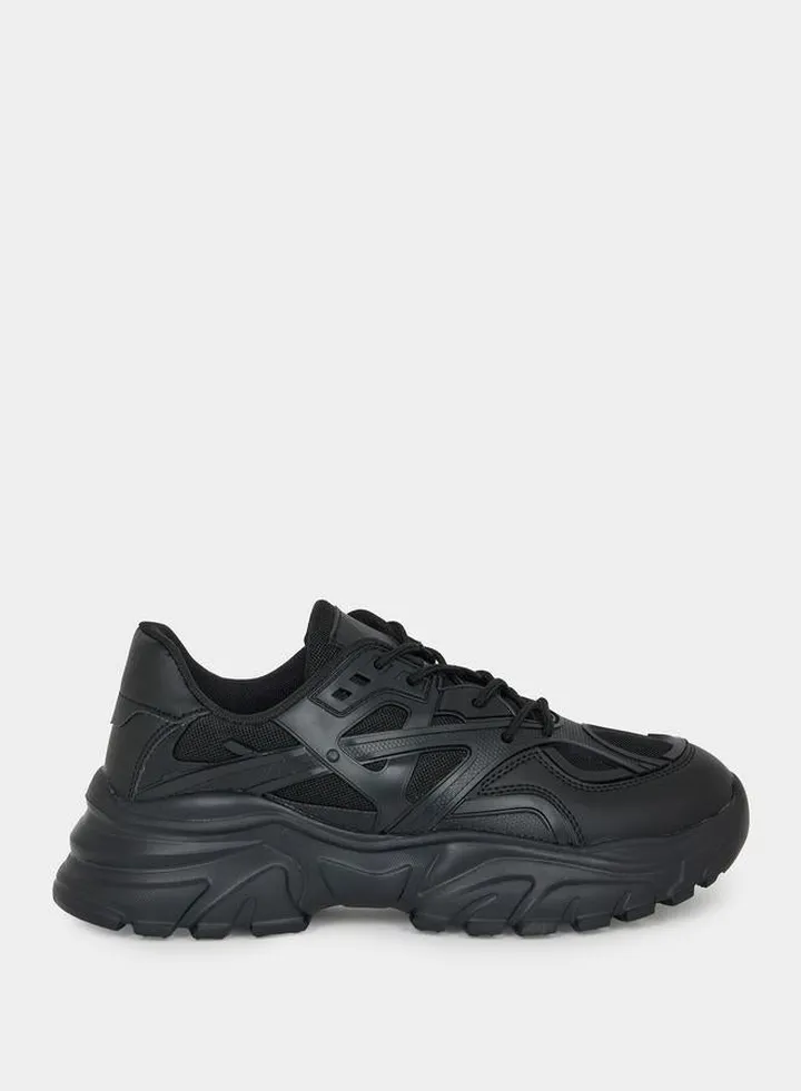 Vintage Street Style Chunky Sole Sneakers