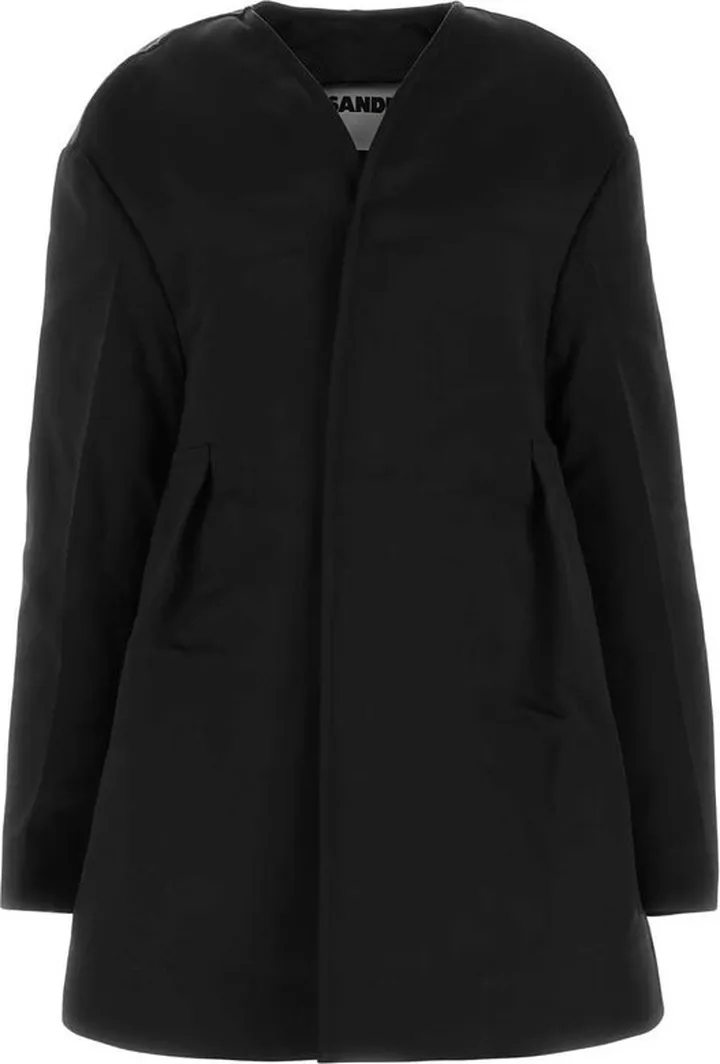 Jil Sander V-Neck Belted Down Jacket