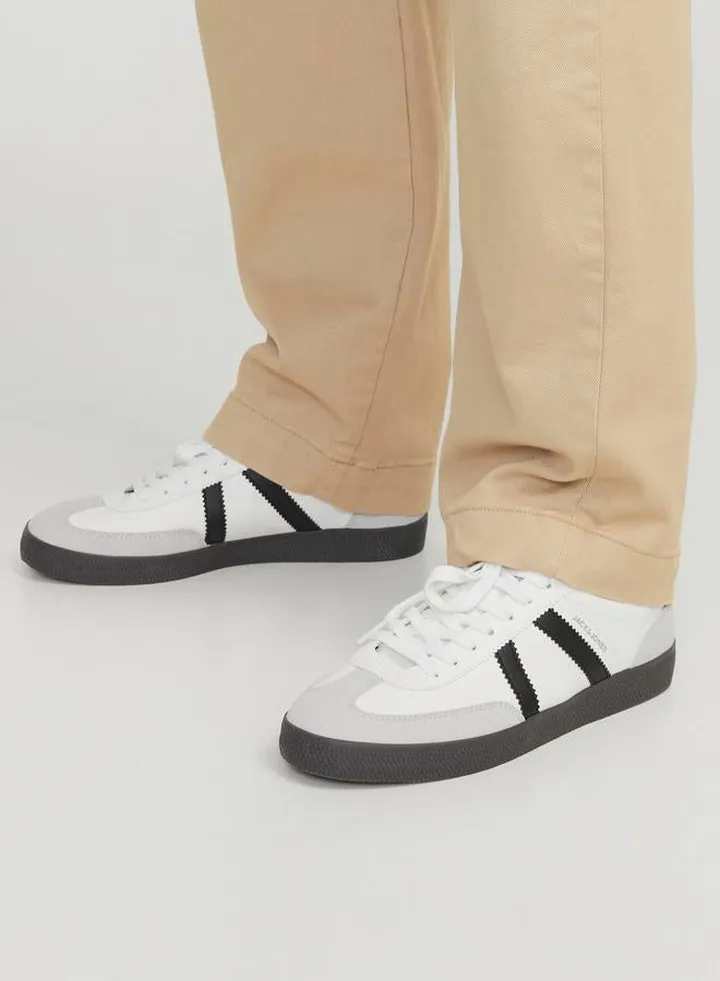 Panelled Lace Up Sneakers