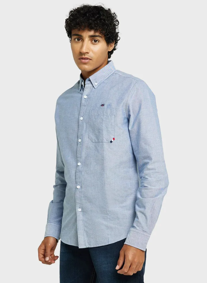Thomas Scott Classic Slim Fit Pure Cotton Casual Shirt