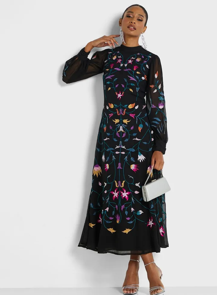 Cut Out Detail Dress