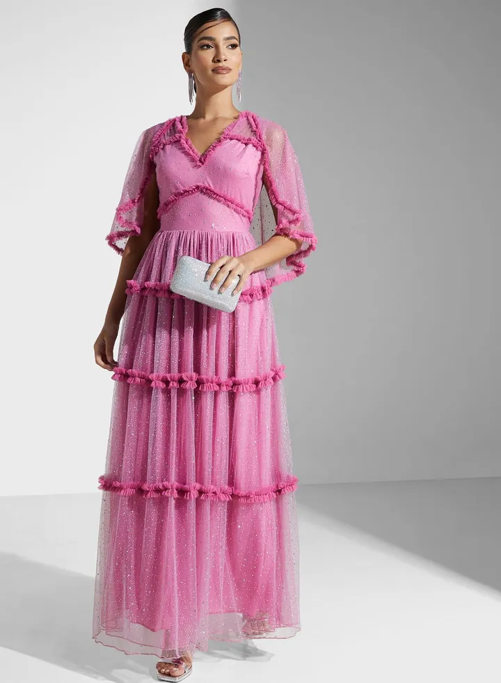 Ruffle Detailed Dress