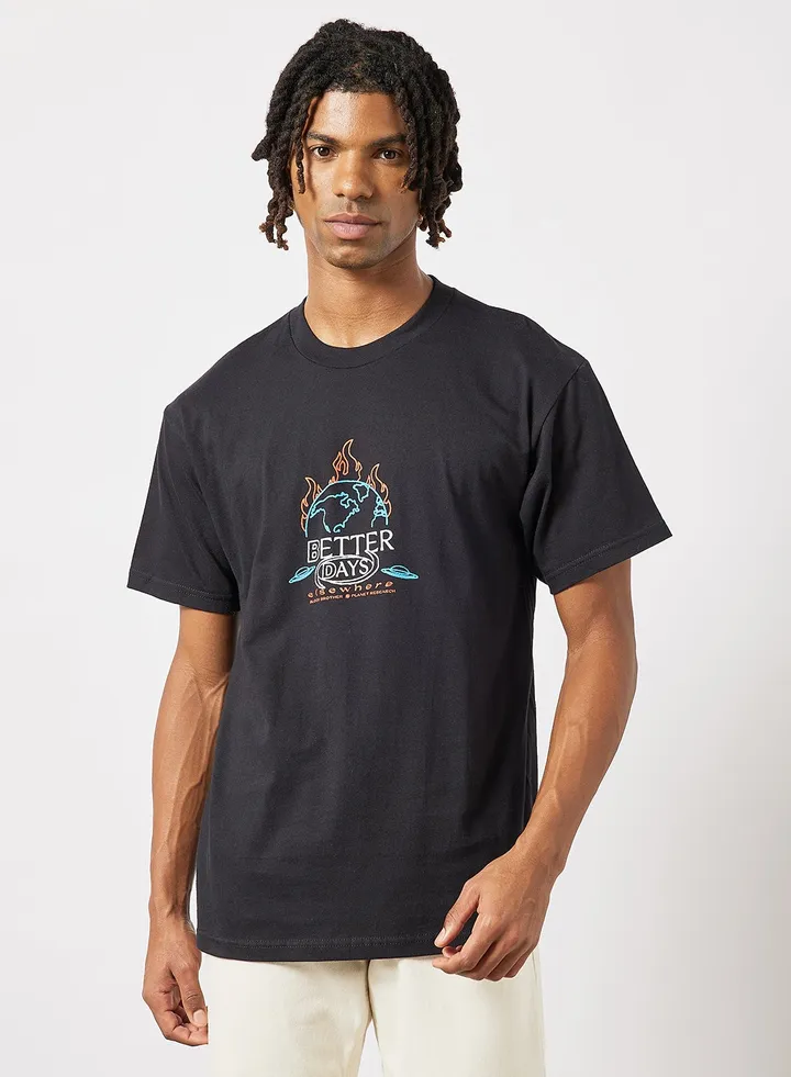 Slogan Print T-Shirt