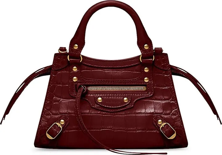 Neo Classic Mini Handbag Crocodile Embossed
