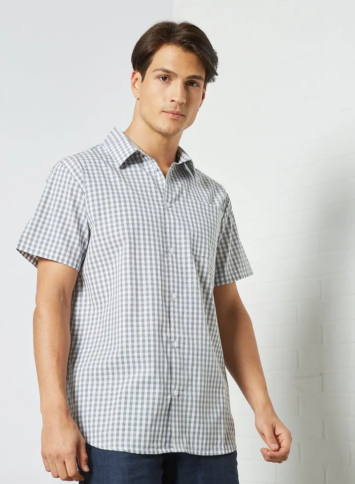 Gingham Print Shirt