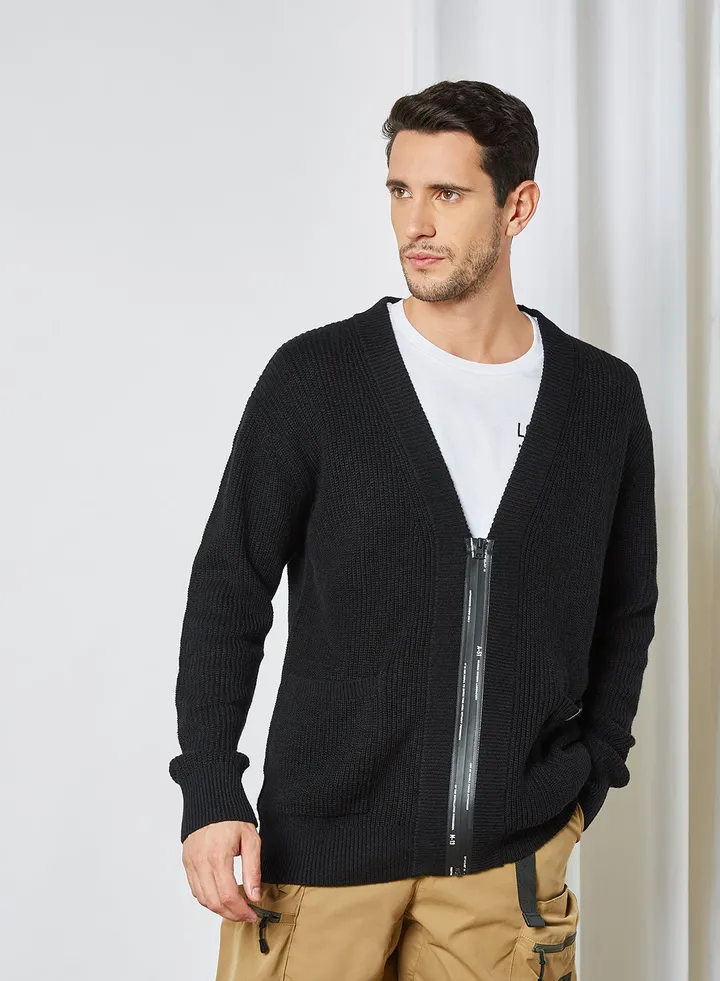 Zip Through Cardigan