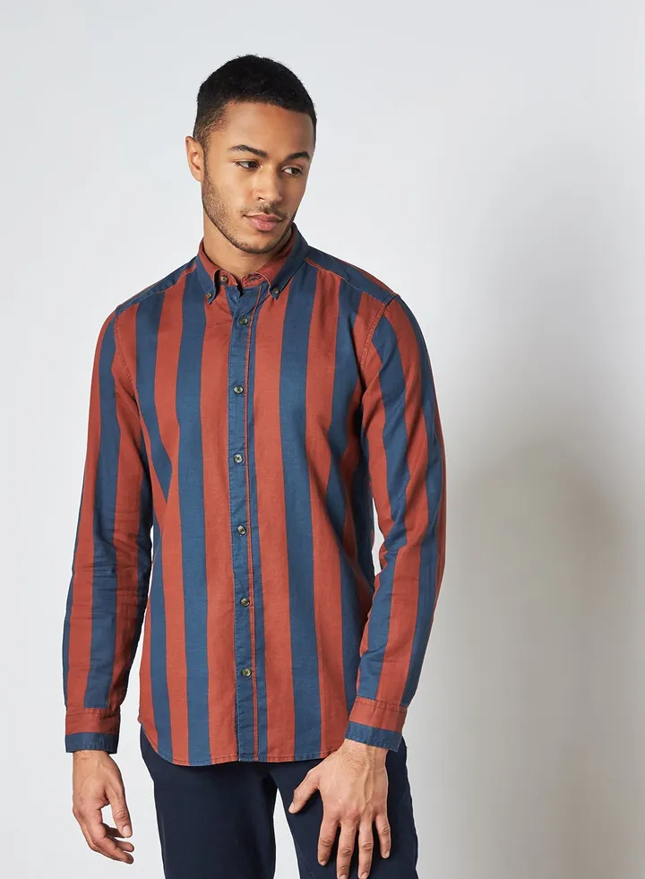 Bold Striped Long Sleeve Shirt