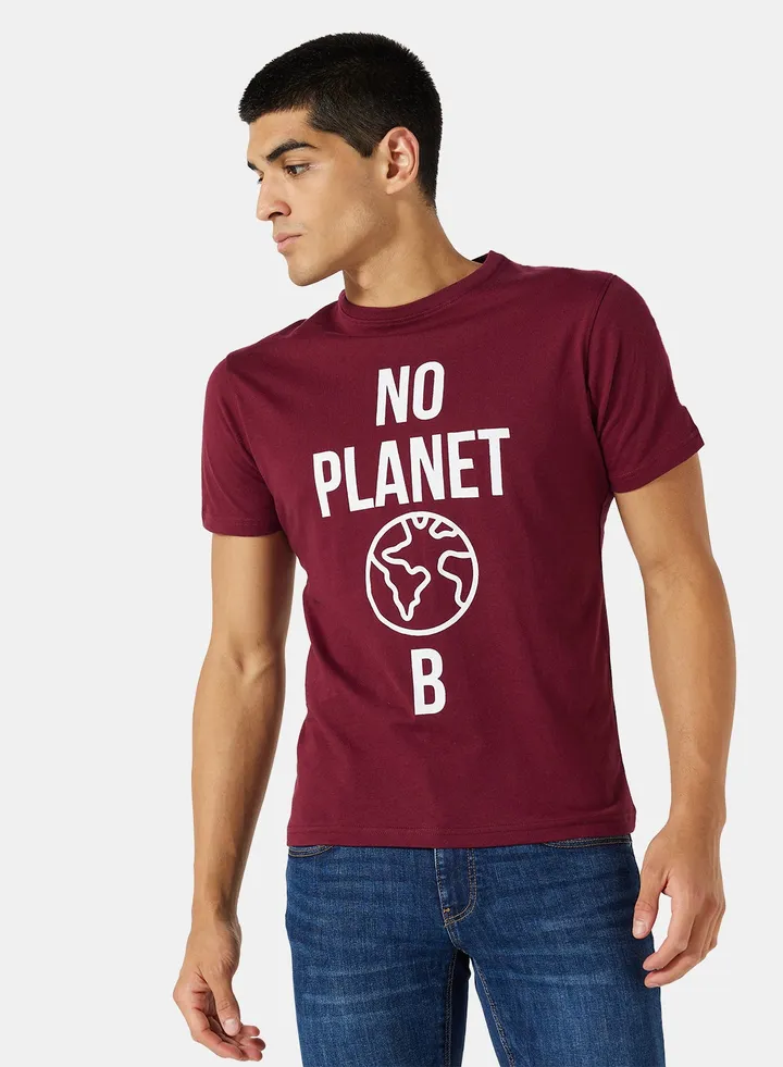 Eco-Friendly Graphic Crew T-Shirt