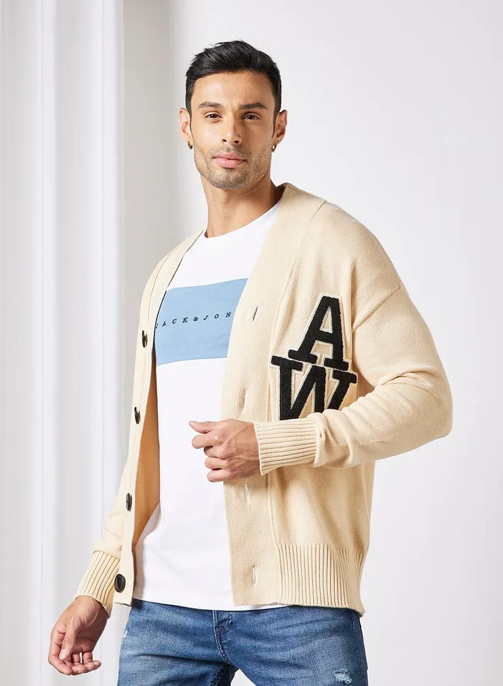 Logo Knitted Cardigan