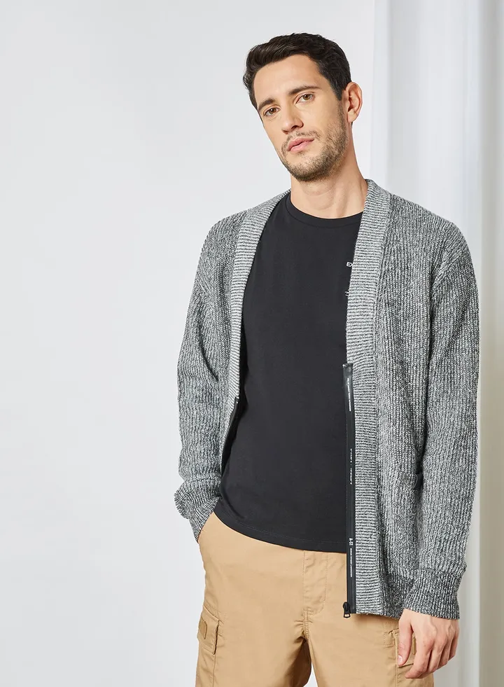 Zip Through Cardigan