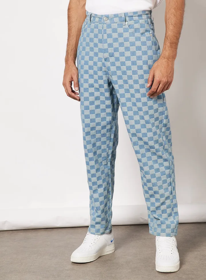Checkerboard Jeans