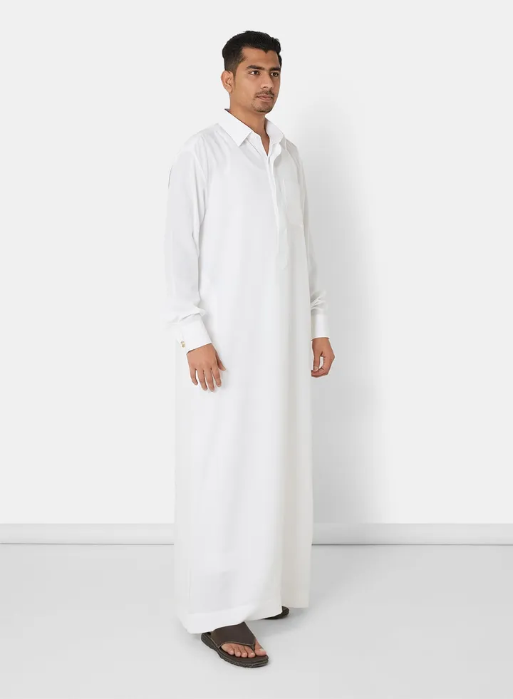 Premium Chest Pocket Saudi Kandora
