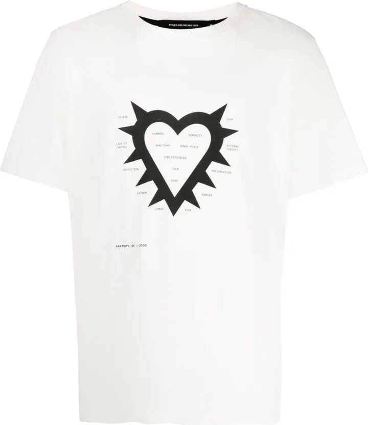 logo-print T-shirt
